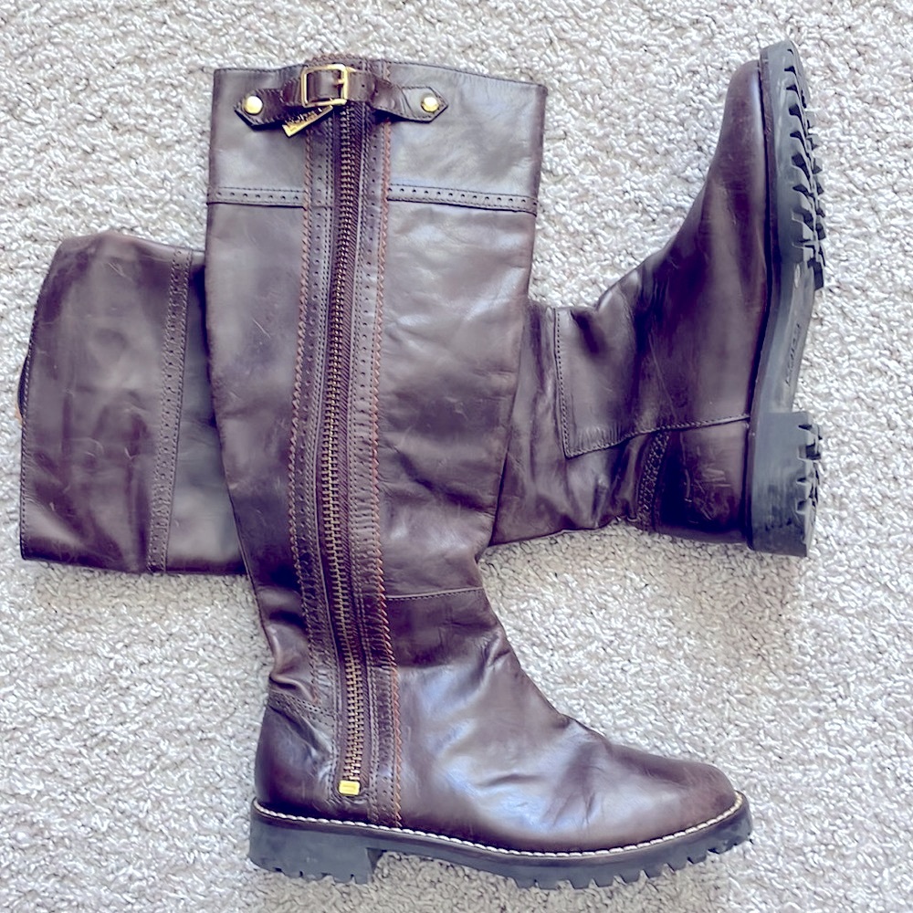 🔥🔥🔥Michael Kors leather riding boots